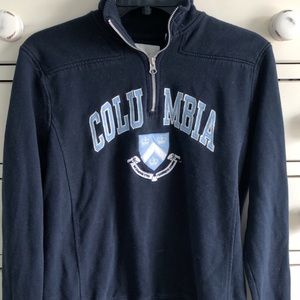 Navy blue Columbia University quarter zip